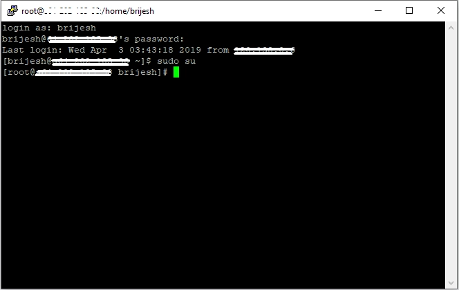 How To Install Softaculous On Godaddy Vps Image 1 Ssh with sudo