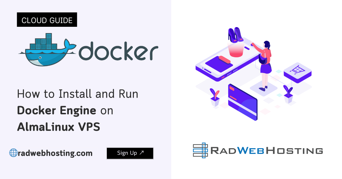 How to install and run docker engine on almalinux vps
